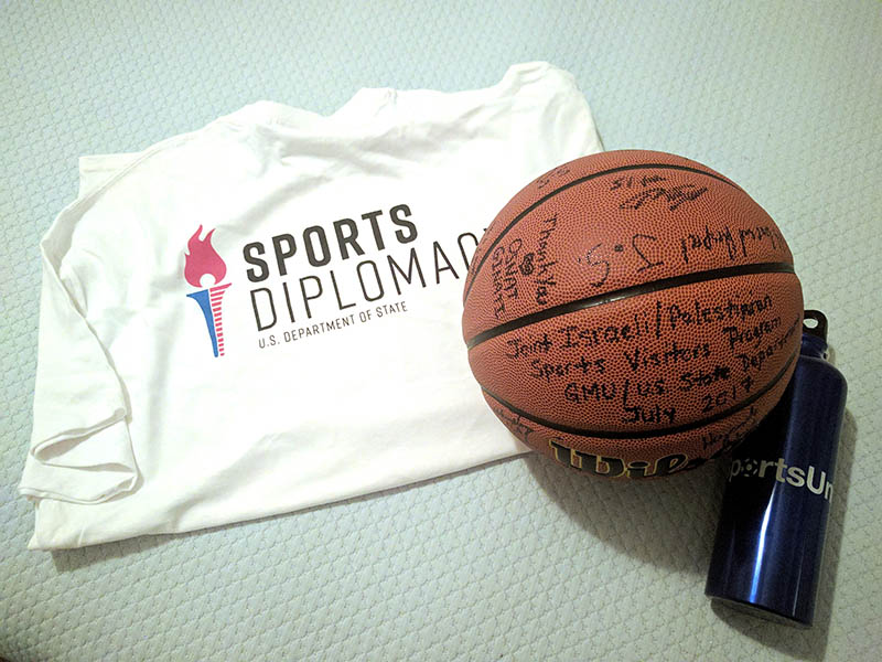 Sports DIplomacy Ball and Shirt